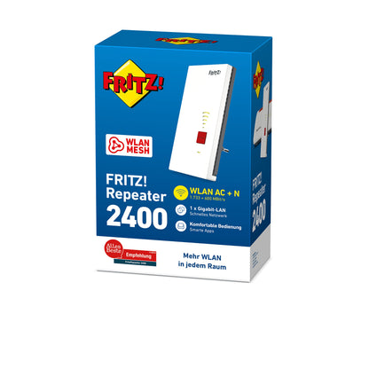 Repetidor WiFi – Doble Banda, hasta 2400 Mbps, con Puerto LAN